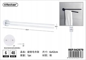 15 db-os fürdőszobai kiegészítő széria Forgatható törölközőtartó