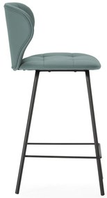 Zöld bárszék szett 2 db-os (ülésmagasság 67 cm) Maura – Marckeric