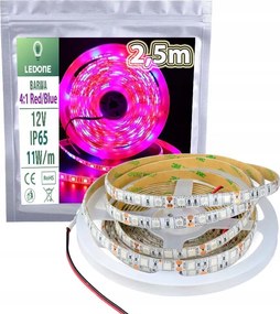 Led szalag SMD5050 vízálló IP65 4:1 növényi növekedés grow 2,5m