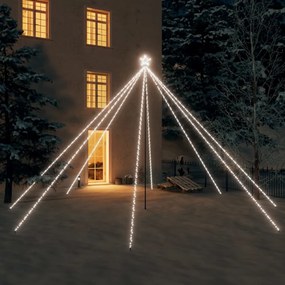 hideg fehér LED karácsonyfa beltéri kültéri 800 LED 5 m