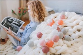 Fehér LED fényfüzér 30 gömbbel - Bonami Essentials