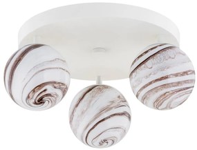 Argon 6291 - Mennyezeti lámpa FABIO 3xE14/7W/230V alabástrom fehér