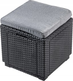 Keter Kerti Ülőke Párnával Tárolórekesz Grafit