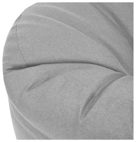 Világosszürke babzsákfotel Roll 135 – SLOWDOWN