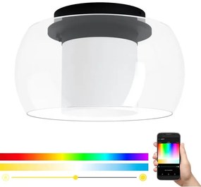Eglo 99022 - LED RGB fényerő-szabályozó mennyezeti lámpa BRIAGLIA-C LED / 24,8W / 230V