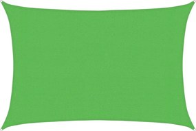 vidaXL világoszöld HDPE napvitorla 160 g/m² 3 x 5 m
