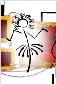 Plakátok 80x120 Rugalmas táncos