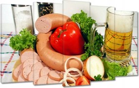 Vászonkép 100x60 Férfi kaja