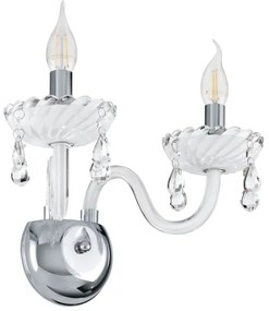 Eglo 39116 - Fali lámpa CARPENTO 2xE14/40W/230V