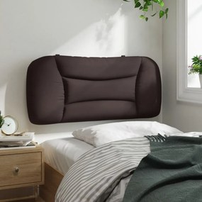 sötétbarna szövet fejtámla párna 90 cm