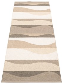 Barna-bézs kültéri-beltéri futószőnyeg 70x200 cm Urvi Earth – Pappelina