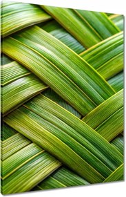 Vászonkép 60x80 Zöld fonott zöld ratt