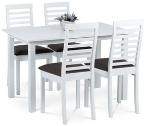 4 Személyes Étkezőszett, 120x75 cm, Fehér Színben AUT-4000 -