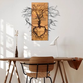 Old fém fali dekoráció, 60×57,5 cm