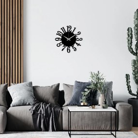 Enzoclock fém falióra, 48×48 cm – S005