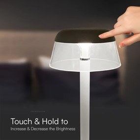 LED Dimmelhető újratölthető érintőképernyős asztali lámpa LED/3W/5V 3000-6000K fehér