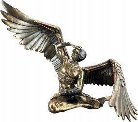 Steampunk Szobor Ülő Szárnyas Akt Veronese WU77045A4