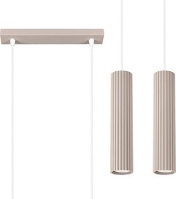 Szürkésbarna fém függőlámpa Gleam – Sollux