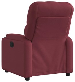 Bordó dönthető szövet fotel