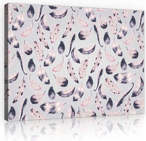 Vászonkép 100x75 Toll könnyedség finomság minta nyugalom elegancia puhaság