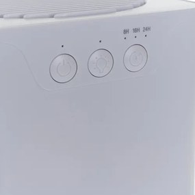 Mini páramentesítő LED háttérvilágítással és időzítővel fekete