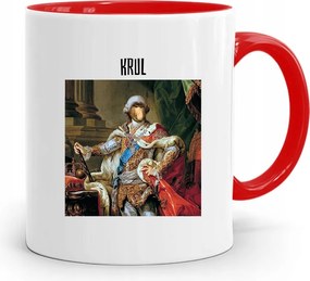 Bögre Piros Hordozó Janusz Krul Ajándék fényképes nyomtatással