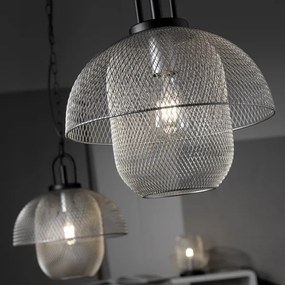 ONLI - Csillár láncon ZAIR 1xE27/22W/230V fekete/ezüst