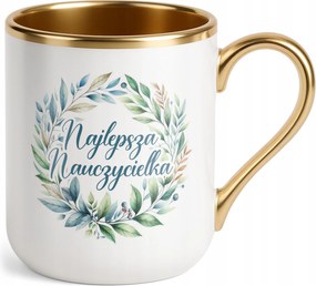 Prémium Bögre Arany Pedagógusnap Tanárnő Ajándék