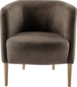 Fotel, barna/bükk, ALIEN