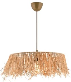 MARISKA kábeles függőlámpa 1xE27/40W/230V rafia