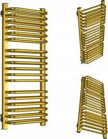 Fürdőszobai Radiátor Függőleges Double 940/500 Arany
