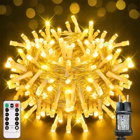 KarĂĄcsonyfa FĂ©nyfĂŒzĂ©r 350 Led KarĂĄcsonyi FehĂ©r Meleg 35M Wew 8 ĂzemmĂłd ErĆs