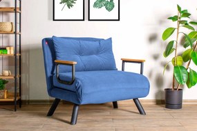 Design összecsukható szék Hilarius kék