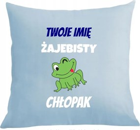 Párna párnahuzat Ajándék Név Békás Fiú Nap