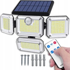 Led-es Napelemes Lámpa 4in1 Kültéri Utcai Kerti