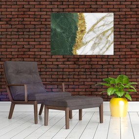 Kép - Zöld márvány N⁰1 (90x60 cm)