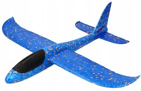 Polisztirén repülőgép 47cm Kék: kek