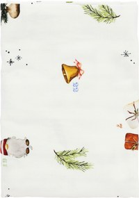 Sodahl Christmas Karácsonyi asztalterítő 140x250 cm Bézs Díszített