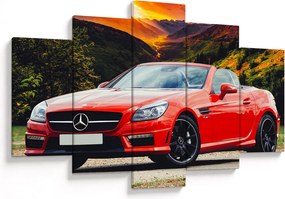 Kép - piros Mercedes (150x105 cm)