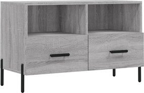 vidaXL szürke sonoma színű szerelt fa TV-szekrény 80x36x50 cm