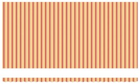 Automatikus Behúzható Napellenző LED sárga és narancssárga 600x300 cm