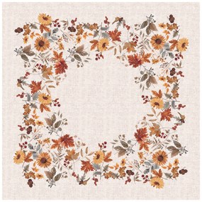 Asztalterítő Őszi virágok, 35 x 45 cm, 4 darabosszett