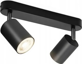 Boyir GU10 Mennyezeti spotlámpa 2 pontos fekete