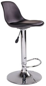 Fekete forgó bárszék szett 2 db-os 82 cm Trondheim – House Nordic