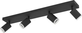 Eglo 901942 - LED RGBW dimmelhető spotlámpa MELITELLO-Z 4xLED/3,7W/230V fekete
