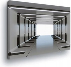 VĂĄszonkĂ©p 60x40 Futurisztikus alagĂșt mĂ©lysĂ©g perspektĂva minimalizmus geometria