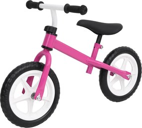 vidaXL rózsaszín egyensúlykerékpár 9,5"-es kerekekkel