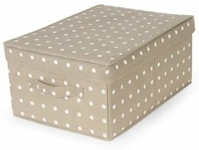 Compactor Rivoli összecsukható tároló doboz,30 x 43 x 19 cm, barna