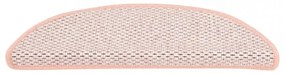 15 db szizál hatású rózsaszínű öntapadó lépcsőszőnyeg 65x21x4cm