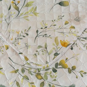 Ágytakaró CITRUS GARDEN, fehér Méret: 220 x 240 cm